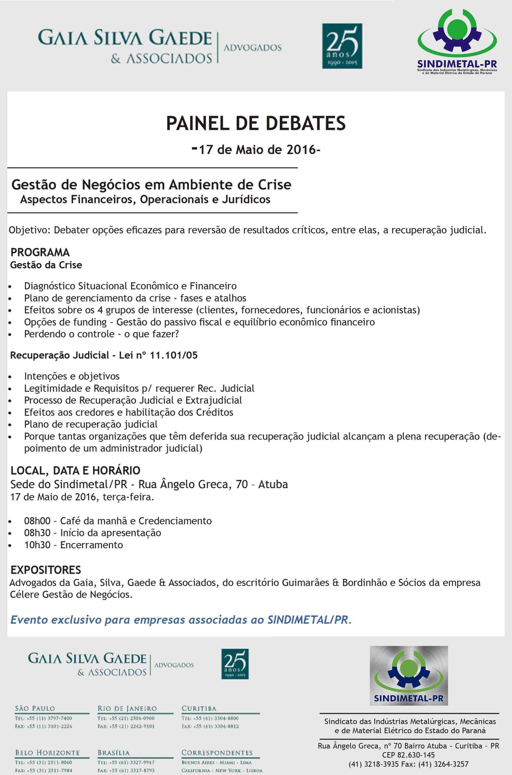 convite gaya e associados