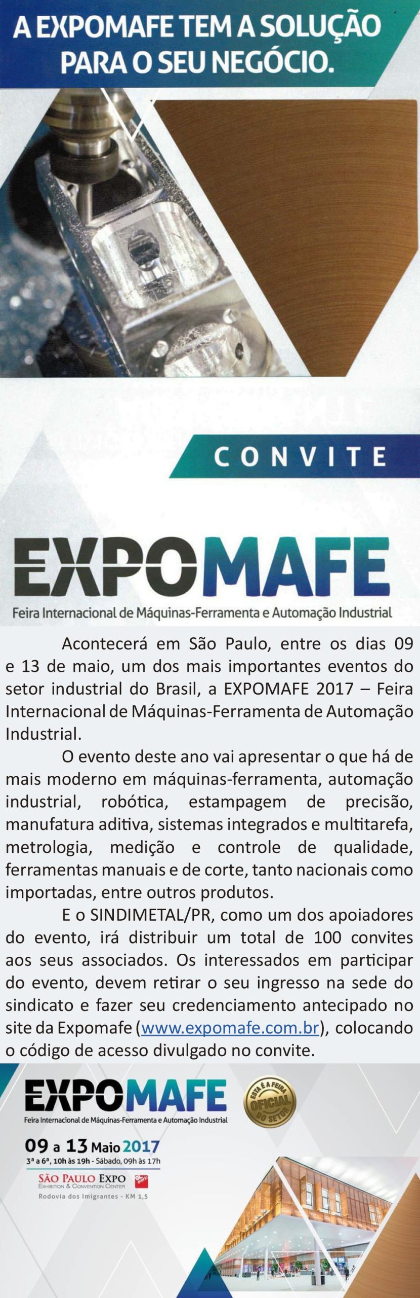 EXPOMAFE 2017
